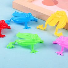 Load image into Gallery viewer, 12Pcs Jumping Frog Toys Parent-child Bounce Frogs Fidget Toys Stress Reliever Novelty Toys for Children Birthday Party Gift