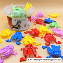 Load image into Gallery viewer, 12/18/24Pcs Jumping Frog Toys Parent-child Bounce Frogs Fidget Toys Stress Reliever Novelty Toys for Children Birthday Party Gift