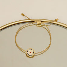Load image into Gallery viewer, Fashion Vintage Enamel Small Daisy Bracelet Flower Design Sense Pull Adjustable Personality Women Creative Bracelet
