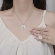 Load image into Gallery viewer, Enamel Color Drop-glaze Tulip Round Brand Necklace Design Fashion Love Collar Chain Women Necklace Jewlery