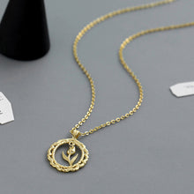 Load image into Gallery viewer, Love and Eternity Tulip Vintage Lace Necklace Women's Light Luxury Collar Chain Sweater Chain Elegant Women Necklace