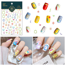 Load image into Gallery viewer, 3D Thin and Transparent Nail Enhancement Sticker Back Glue Nail Sticker Nail Enhancement Sticker Nail Art Stickers