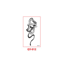 Load image into Gallery viewer, Butterfly Tattoo Sticker Waterproof Durable Snake Pistol for Men and Women Color Artistic Flower Totem Waterproof Tattoo Sticker