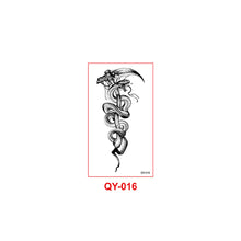 Load image into Gallery viewer, Butterfly Tattoo Sticker Waterproof Durable Snake Pistol for Men and Women Color Artistic Flower Totem Waterproof Tattoo Sticker