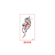 Load image into Gallery viewer, Butterfly Tattoo Sticker Waterproof Durable Snake Pistol for Men and Women Color Artistic Flower Totem Waterproof Tattoo Sticker