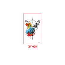 Load image into Gallery viewer, Butterfly Tattoo Sticker Waterproof Durable Snake Pistol for Men and Women Color Artistic Flower Totem Waterproof Tattoo Sticker