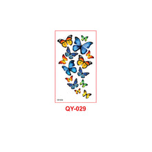 Load image into Gallery viewer, Butterfly Tattoo Sticker Waterproof Durable Snake Pistol for Men and Women Color Artistic Flower Totem Waterproof Tattoo Sticker