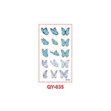 Load image into Gallery viewer, Butterfly Tattoo Sticker Waterproof Durable Snake Pistol for Men and Women Color Artistic Flower Totem Waterproof Tattoo Sticker