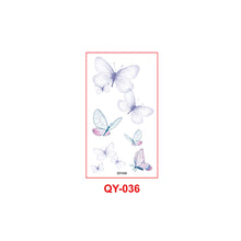 Load image into Gallery viewer, Butterfly Tattoo Sticker Waterproof Durable Snake Pistol for Men and Women Color Artistic Flower Totem Waterproof Tattoo Sticker