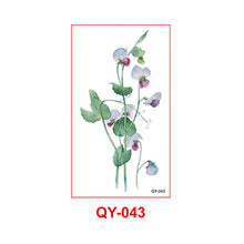 Load image into Gallery viewer, Small Fresh Tattoo Sticker Waterproof Durable Snake Pistol for Men and Women Color Artistic Flower Totem Waterproof Tattoo Sticker