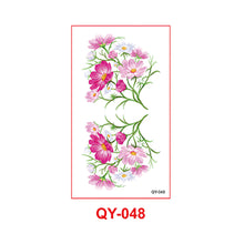 Load image into Gallery viewer, Small Fresh Tattoo Sticker Waterproof Durable Snake Pistol for Men and Women Color Artistic Flower Totem Waterproof Tattoo Sticker