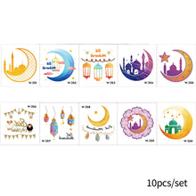Load image into Gallery viewer, Children Moon Tattoo Stickers Face Stickers Ramadan Party Waterproof Tattoo Stickers Creativesummer Fashion Tattoo Stickers