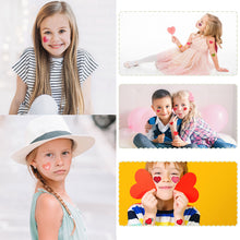 Load image into Gallery viewer, Children's Colorful Love Heart Tattoo Stickers Valentine's Day Mother's Day Face Stickers Heart Tattoo Stickers