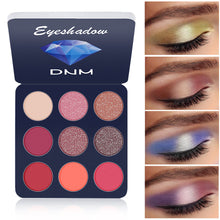 Load image into Gallery viewer, Colorful 9-color Eye Shadow Plate Waterproof Pearlescent Matte Pumpkin Color Earth Color Nine Palace Grid Makeup Plate