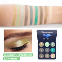 Load image into Gallery viewer, Colorful 9-color Eye Shadow Plate Waterproof Pearlescent Matte Pumpkin Color Earth Color Nine Palace Grid Makeup Plate