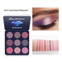Load image into Gallery viewer, Colorful 9-color Eye Shadow Plate Waterproof Pearlescent Matte Pumpkin Color Earth Color Nine Palace Grid Makeup Plate