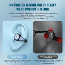 Load image into Gallery viewer, Earphone Bluetooth 5.3 Ear Clip on Ear Earring Wireless Headphones Sports Headsets Ear Hook with Mic