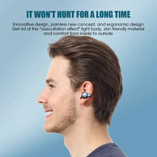 Load image into Gallery viewer, Earphone Bluetooth 5.3 Ear Clip on Ear Earring Wireless Headphones Sports Headsets Ear Hook with Mic