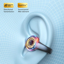 Load image into Gallery viewer, Earphone Bluetooth 5.3 Ear Clip on Ear Earring Wireless Headphones Sports Headsets Ear Hook with Mic