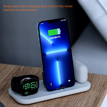 Load image into Gallery viewer, 3 in 1 Wireless Charger Foldable Fast Charging Station for iPhone 14 13 12 11 Pro Max X XS XR 8 Plus Apple Watch 8 7 Airpods Pro