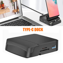 Load image into Gallery viewer, 8 In 1 Type C HUB Docking Station Phone Stand Dex Pad Station USB C To HDMI-compatible Dock Power Charger Kit for For Samsung