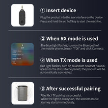 Load image into Gallery viewer, BT5.1 Bluetooth Receiver Handsfree Car Kit 3.5mm Aux In Type C Charging Wireless Transmitter Microphone Auto Music Player