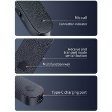 Load image into Gallery viewer, BT5.1 Bluetooth Receiver Handsfree Car Kit 3.5mm Aux In Type C Charging Wireless Transmitter Microphone Auto Music Player