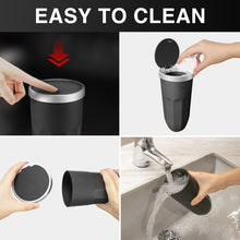 Load image into Gallery viewer, Car Garbage Can Mini Trash Can Cup Holder Car Trash Can Small Trash Bin For Car Leakproof Vehicle Automotive