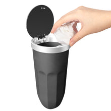 Load image into Gallery viewer, Car Garbage Can Mini Trash Can Cup Holder Car Trash Can Small Trash Bin For Car Leakproof Vehicle Automotive