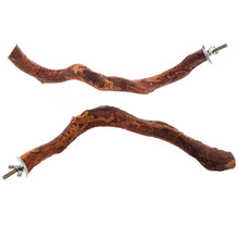 Load image into Gallery viewer, Natural Wood Pet Parrot Raw Wood Fork Branch Perches Stand Rack Mouth Grinding Claw Grinding Stick For Birds Squirrel Small Pet Supplies