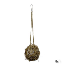 Load image into Gallery viewer, Rattan Balls Parrot Toys Interactive Parrot Chewing Bite Toy Foot Scratching Toy Birds Training Toy for Parakeet Budgie Bird Supplies