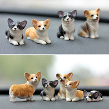 Load image into Gallery viewer, Cute Mini Resin Doll Car Auto Interior Ornament Dashboard Dog Toys Accessories Corgi Decorate Exquisite Puppy Gift Decorations