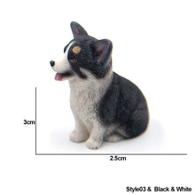 Load image into Gallery viewer, Cute Mini Resin Doll Car Auto Interior Ornament Dashboard Dog Toys Accessories Corgi Decorate Exquisite Puppy Gift Decorations