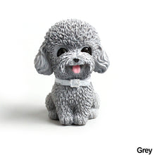 Load image into Gallery viewer, Mni Resin Car Teddy Dog Ornament Figurine Animal Model Home Decor Miniature Garden Decoration Dolls Desktop