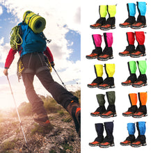 Load image into Gallery viewer, Outdoor Hiking Legging Gaiters Waterproof Leg Covers Shoes Cover For Camping Climbing Desert Boots Shoes Gaiters Legs Protection