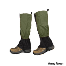 Load image into Gallery viewer, Outdoor Hiking Legging Gaiters Waterproof Leg Covers Shoes Cover For Camping Climbing Desert Boots Shoes Gaiters Legs Protection