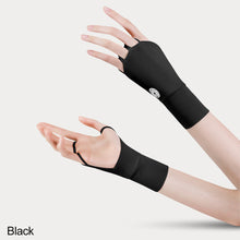 Load image into Gallery viewer, 1Pair Ice Silk Golf Half Finger Glove Sunscreen Breathable Gloves Sun Protector Gloves