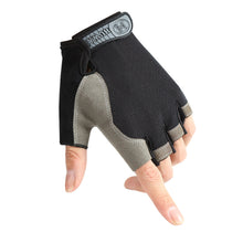 Load image into Gallery viewer, Anti-Slip Half Finger Gym Gloves for Weight Lifting Dumbbell Bodybuilding Women Men Fitness Workout Training Cycling Gloves