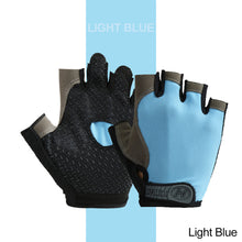 Load image into Gallery viewer, Anti-Slip Half Finger Gym Gloves for Weight Lifting Dumbbell Bodybuilding Women Men Fitness Workout Training Cycling Gloves