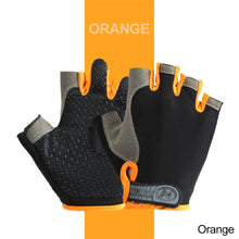 Load image into Gallery viewer, Anti-Slip Half Finger Gym Gloves for Weight Lifting Dumbbell Bodybuilding Women Men Fitness Workout Training Cycling Gloves