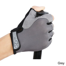 Load image into Gallery viewer, Anti-Slip Half Finger Gym Gloves for Weight Lifting Dumbbell Bodybuilding Women Men Fitness Workout Training Cycling Gloves