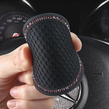 Load image into Gallery viewer, Rhinestone Car Coaster Car Water Cup Bottle Holder Anti Slip Travel Auto Cup Mats Insert Coaster Glitter Car Interior Accessories