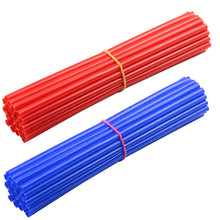 Load image into Gallery viewer, 36Pcs Universal Motorcycle Dirt Bike Wheel Rim Cover Spoke Skins Wrap Tubes Warning Safety Decor Protector for Bicycles Moto