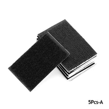 Load image into Gallery viewer, 5Pcs Car Carpet Tape Car Floor Mat Strong Self Adhesive Fastener Hook and Loop Tape Fastener Tape nylon sticker for BMW Car Accessories