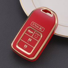 Load image into Gallery viewer, 5 Buttons TPU Car Remote Key Case Cover For Honda Civic CRV HRV Elison Accord Pilot Fit Freed Vezel Odyssey XR-V Car Accessories