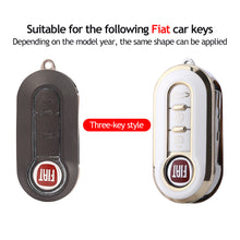 Load image into Gallery viewer, TPU Car Key Case Shell Cover Fob For FIAT 500 Ducato panda Punto 500L lancia musa For Citroen jumper For Peugeot Boxer