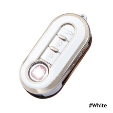 Load image into Gallery viewer, TPU Car Key Case Shell Cover Fob For FIAT 500 Ducato panda Punto 500L lancia musa For Citroen jumper For Peugeot Boxer