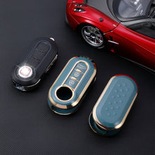Load image into Gallery viewer, TPU Car Key Case Shell Cover Fob For FIAT 500 Ducato panda Punto 500L lancia musa For Citroen jumper For Peugeot Boxer