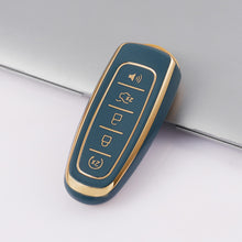 Load image into Gallery viewer, 5 Button TPU Car Key Cover Case for Ford Edge Explorer Escape Focus Taurus Flex for Lincoln MKS MKT MKX MKZ Navigator Key Cover