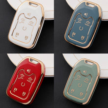 Load image into Gallery viewer, 6 Buttons TPU Car Flip Key Case Cover Shell for Chevrolet 2015 2016 Gmc Yukon Suburban Tahoe Smart Protector Auto Accessories